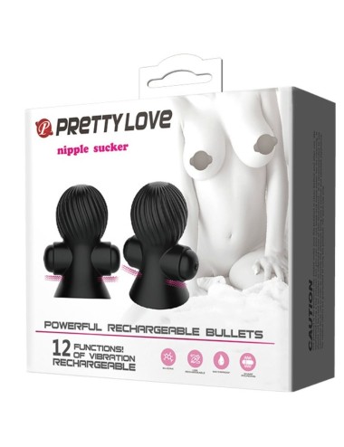 PRETTY LOVE - STIMOLATORE DEL CAPEZZOLO 12 MODALIT DI VIBRAZIONE