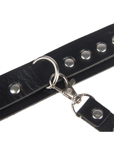 SUBBLIME - 953690 MANETTE CON CINTURA BONDAGE NERE TAGLIA UNICA