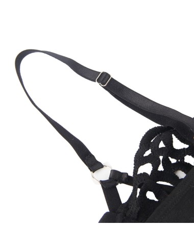 SUBBLIME - 954055 BODY SEXY IN PIZZO NERO S/M