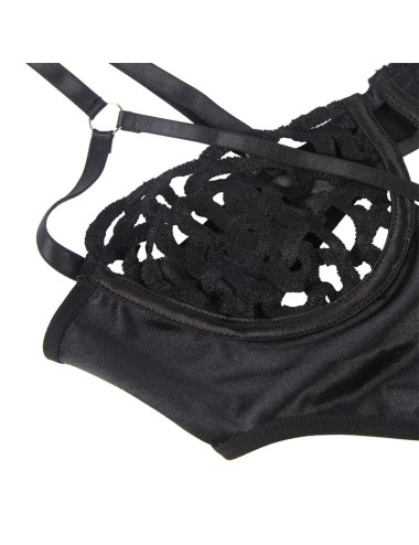 SUBBLIME - 954055 BODY SEXY IN PIZZO NERO S/M
