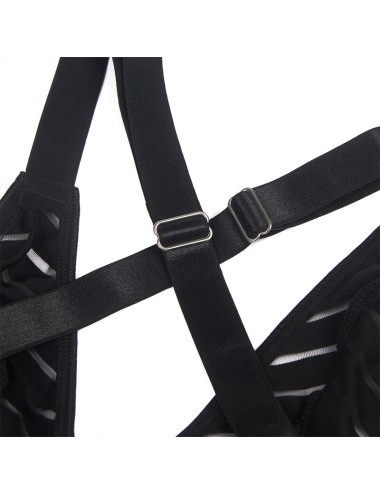 SUBBLIME - 954147 BODY CON CINTURA REGGICALZE NERO S/M
