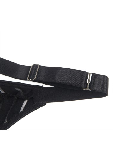 SUBBLIME - 954154 BODY CON CINTURA REGGICALZE NERO L/XL