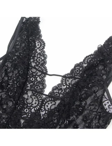 SUBBLIME - 954390 BODY SEXY CON CINTURA REGGICALZE NERO L/XL