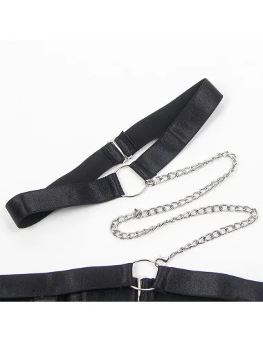 SUBBLIME - 954390 BODY SEXY CON CINTURA REGGICALZE NERO L/XL