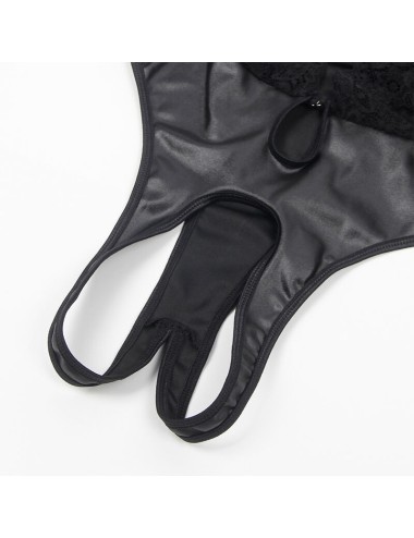SUBBLIME - 954390 BODY SEXY CON CINTURA REGGICALZE NERO L/XL