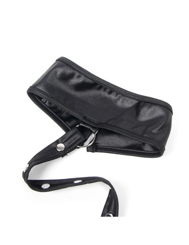 SUBBLIME - 954406 BODY BONDAGE IN PELLE NERO S/M
