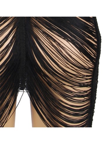 SUBBLIME - 954239 ABITO CON SPALLINE + PERIZOMA NERO L/XL
