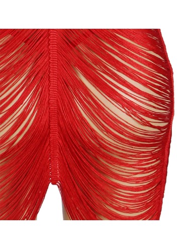 SUBBLIME - 954253 ABITO CON SPALLINE + PERIZOMA ROSSO L/XL