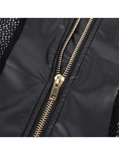 SUBBLIME - 954451 ABITO SEXY IN RETE PELLE NERO L/XL