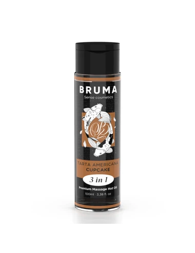BRUMA - OLIO DA MASSAGGIO PREMIUM EFFETTO CALORE SAPORE CUPACKE 3 IN 1 - 100 ML