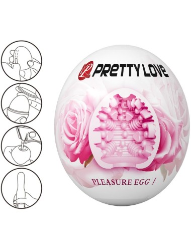 PRETTY LOVE - MASTURBATORE MASCHILE UOVO ROSA