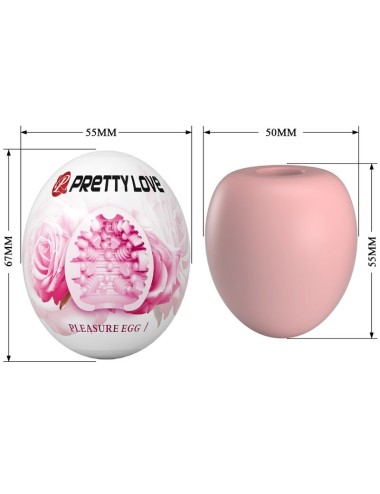 PRETTY LOVE - MASTURBATORE MASCHILE UOVO ROSA