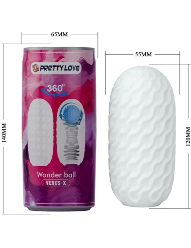 PRETTY LOVE - VENUS X MASTURBATORE MASCHILE MODELLO 3 BIANCO