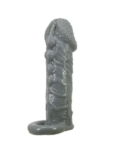 PRETTY LOVE - REALISTICO INGRANDIMENTO DEL PENE E GUAINA RITARDANTE GRIGIO
