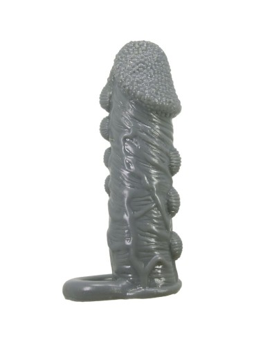 PRETTY LOVE - REALISTICO INGRANDIMENTO DEL PENE E GUAINA RITARDANTE GRIGIO