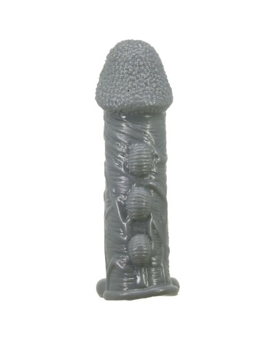 PRETTY LOVE - REALISTICO INGRANDIMENTO DEL PENE E GUAINA RITARDANTE GRIGIO