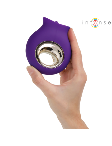 INTENSE - STIMOLATORE CLITORIDEO TULI 9 VIBRAZIONI E 9 OSCILLAZIONI VIOLA