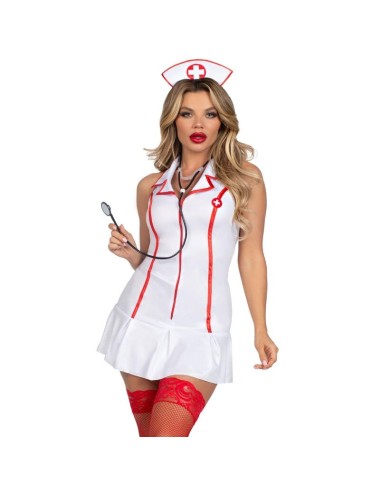 LEG AVENUE - COSTUME DA CAPO INFERMIERA BIANCO M/L
