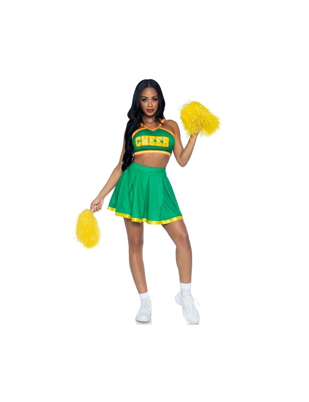 LEG AVENUE - COSTUME CHEERLEADER VERDE M/L LEG AVENUE - COSTUME CHEERLEADER VERDE M/L