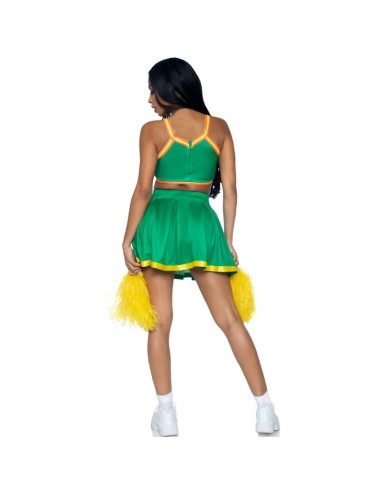LEG AVENUE - COSTUME CHEERLEADER VERDE M/L