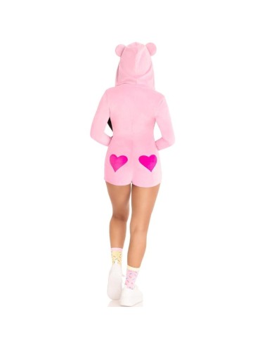 LEG AVENUE - BODY IN VELLUTO ORSETTO ROSA S