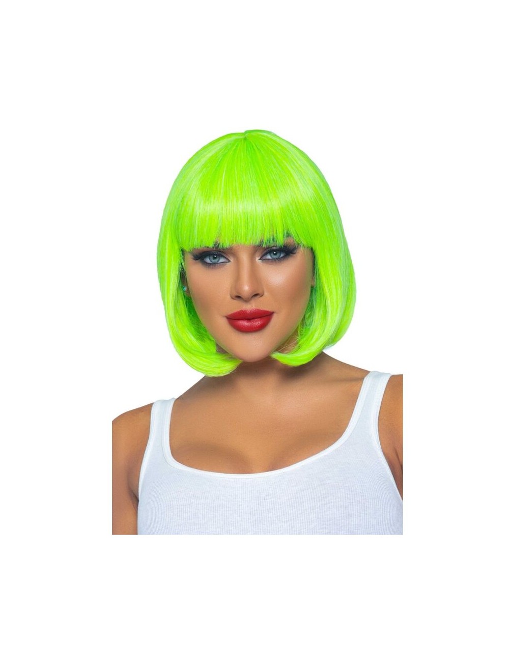 LEG AVENUE - PARRUCCA BOB FLUORESCENTE VERDE NEON LEG AVENUE - PARRUCCA BOB FLUORESCENTE VERDE NEON