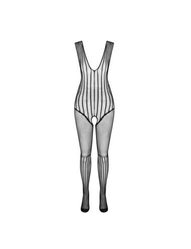 PASSION - BS 103 BODYSTOCKING ROSSO TAGLIA UNICA