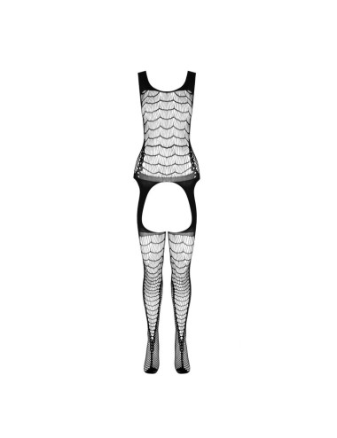 PASSION - BS 104 BODYSTOCKING BIANCO TAGLIA UNICA