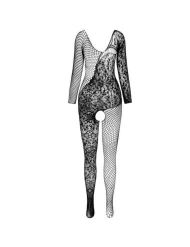 PASSION - BS 107 BODYSTOCKING NERO TAGLIA UNICA