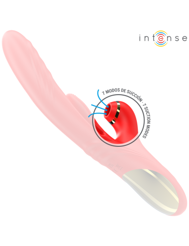 INTENSE - KAROL VIBRATORE MULTIFUNZIONE SPINTA & STIMOLAZIONE & ASPIRAZIONE ROSSO