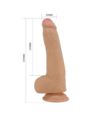 PRETTY LOVE - DRACO DILDO REALISTICO 23 CM CARNE