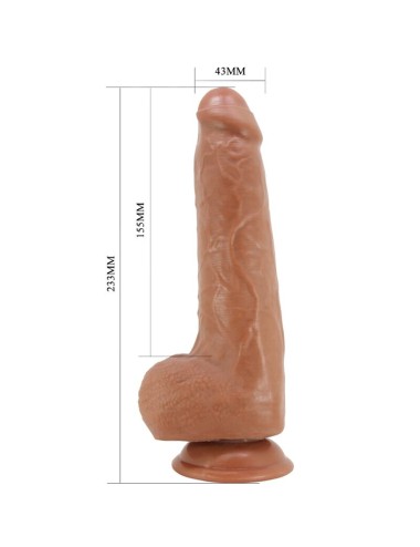 PRETTY LOVE - DRACO DILDO REALISTICO 23 CM MODELLO 2 FLESH