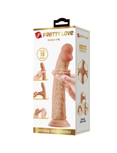 PRETTY LOVE - SHARIFE DILDO REALISTICO 25 CM CARNE
