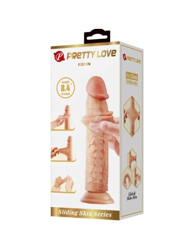 PRETTY LOVE - KEON DILDO REALISTICO 21 CM CARNE