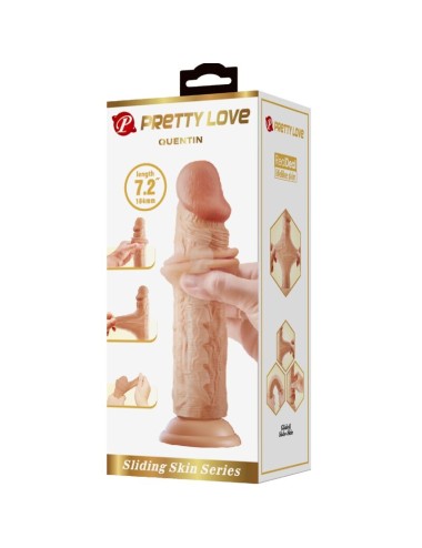 PRETTY LOVE - QUENTIN DILDO REALISTICO 18 CM CARNE