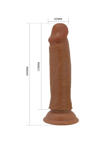 PRETTY LOVE - QUENTIN DILDO REALISTICO 18 CM MARRONE