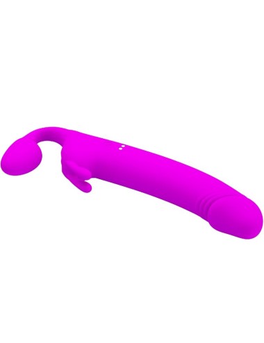 PRETTY LOVE - ZANINI STRAPLESS STRAP-ON 10 VIBRAZIONI VIOLA