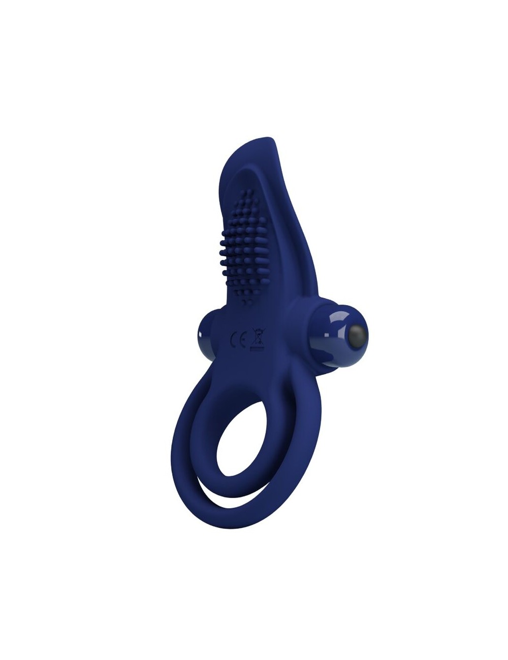 PRETTY LOVE - BRONSON ANELLO DOPPIO CON VIBRAZIONE BLU