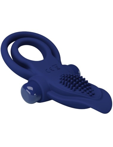 PRETTY LOVE - BRONSON ANELLO DOPPIO CON VIBRAZIONE BLU