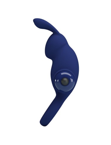 PRETTY LOVE - JIRO ANELLO CONIGLIO CON VIBRAZIONE BLU