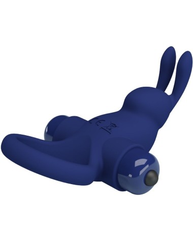 PRETTY LOVE - JIRO ANELLO CONIGLIO CON VIBRAZIONE BLU