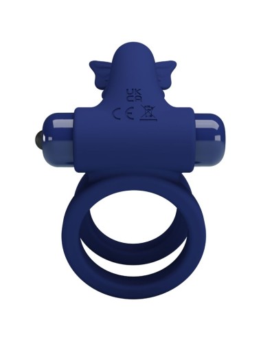 PRETTY LOVE - JAMELE DOPPIO ANELLO CON VIBRAZIONE E STIMOLATORE FARFALLA BLU