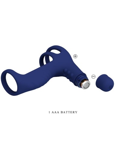 PRETTY LOVE - ANELLO VIBRANTE ELISH CON ESTENSIONE BLU