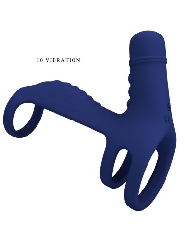 PRETTY LOVE - ANELLO VIBRANTE ELISH CON ESTENSIONE BLU