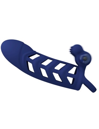 PRETTY LOVE - ALTAF ANELLO VIBRATORE CON GUAINA IN SILICONE BLU