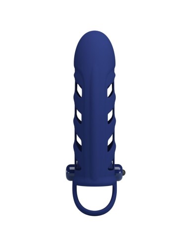 PRETTY LOVE - ALTAF ANELLO VIBRATORE CON GUAINA IN SILICONE BLU