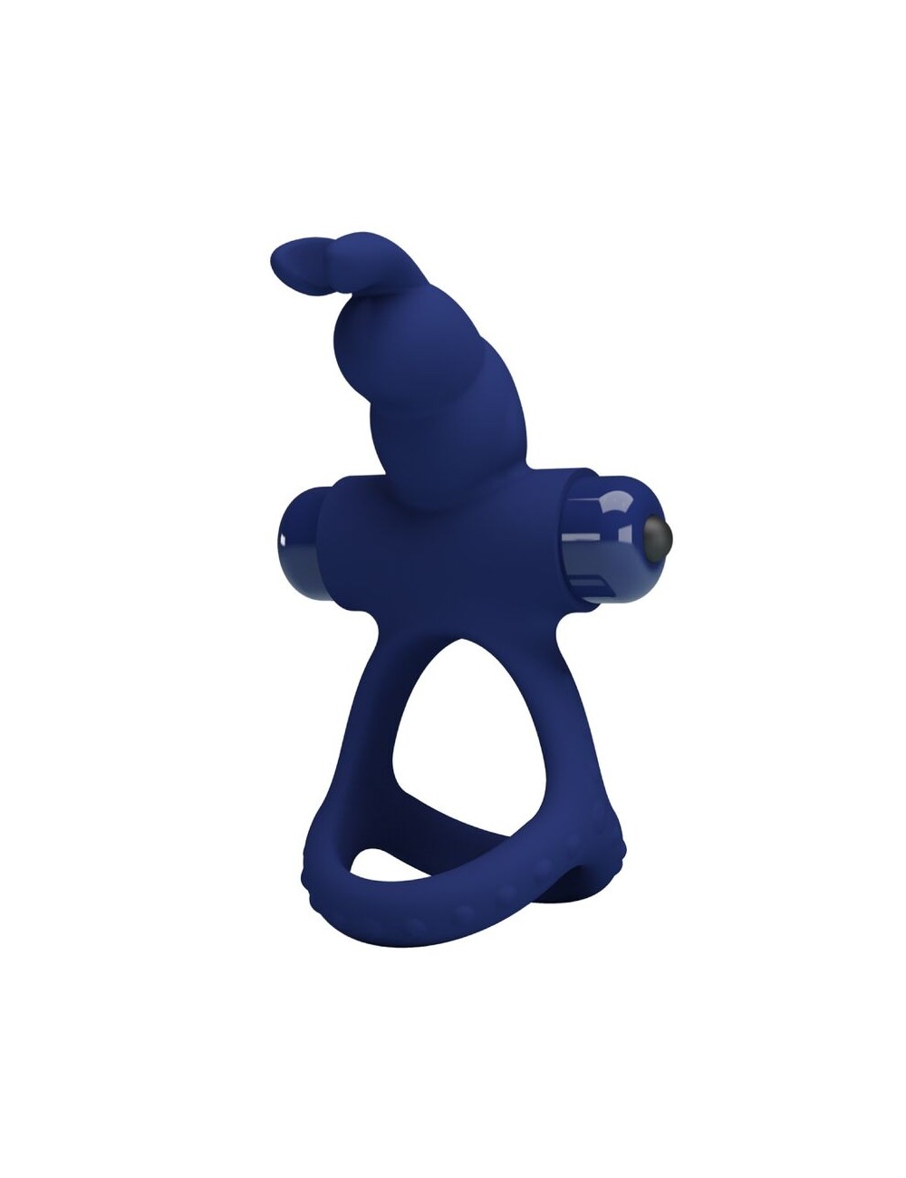 PRETTY LOVE - LUCHITO ANELLO VIBRANTE DOPPIO CONIGLIO BLU
