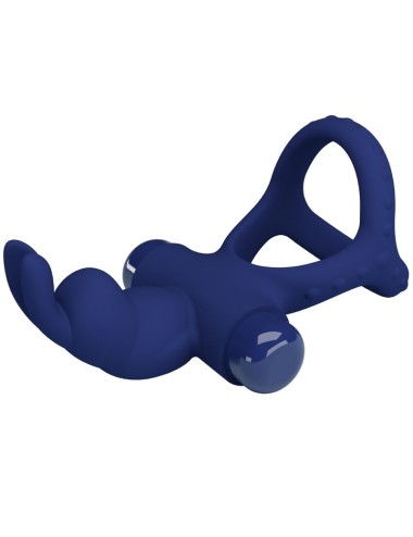 PRETTY LOVE - LUCHITO ANELLO VIBRANTE DOPPIO CONIGLIO BLU