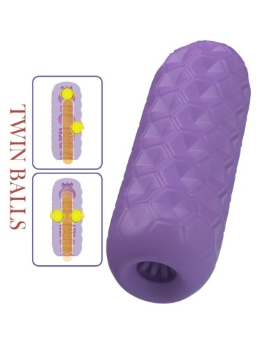 PRETTY LOVE - MASTURBATORE MASCHILE TWIN BALLS VIOLA