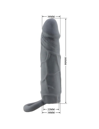 PRETTY LOVE - REALISTIC SKIN PENE SLEEVE GRIGIO SCURO